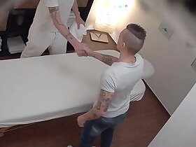 Young Straight Guy Gets Anal Fuck on Massage Table