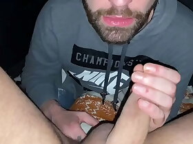 joyous sucks a straight guy's cock, and fingers his ass