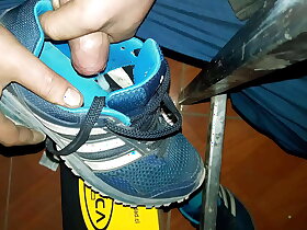 WHILE THE YOUNG MAN IS IN THE SHOWER