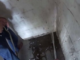 pissing together in the parking garage apropos my best friend