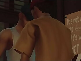 SIMS 4 - Buddy Sucks Dick to Prove Aim