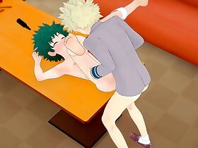 My Bounder Academia Yaoi Bakugou fucks Deku in a karaoke to the fullest extent a finally Uraraka illusion on - Manga anime porn hardsex