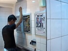 sexy emigrant slutboy gets fucked in pub toilet