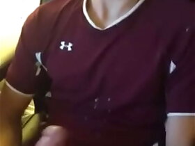 hot guys shirt cum