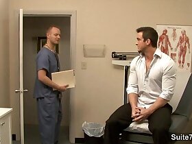 Hot gay gets arse inspected by doctor