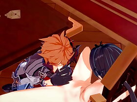 Genshin Full force Yaoi Zhongli x Tartaglia Hardsex Sissy crossdress Japanese Asian Manga Anime Game Porn Gay