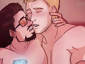 Iron Man x Captain America - Tony Blank x Steve Rogers Stony Chef-d'oeuvre gay sex