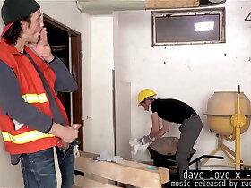 Tradies Fucking Bareback on Site Music dave love x