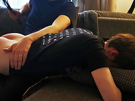 Amateurboy gets his first spanking - entire option camera