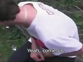 Straight be useful to money anal sex eatcum in forest