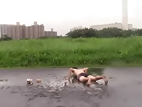 Japanese uncaring boy SUTEHAGE 「fireworks is so kimotiee～～～！！！」