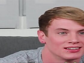 Handsome still wet behind the ears eyed twink at gaycastings