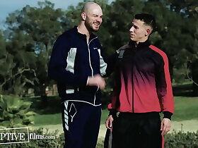 Coach Trains Athlete To Open Mind And Loosen Ass Before Big Game - Cliff Jensen, Des Irez - DisruptiveFilms