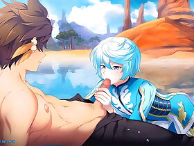 Cute Yaoi Blowjob Hentai 6