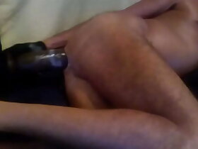 retro video of me. big dildo hole play