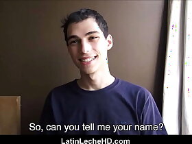 Amateur Young Spanish Latino Boy Paid To Have a passion A Stranger He Met In excess of Streets Of Buenos Aires