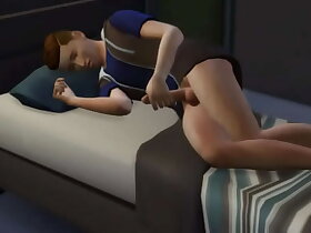 Teen Faps and Moans Quietly While Parents Are Awake Sims 4