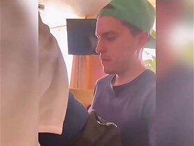 Holiday blowjob for a married man