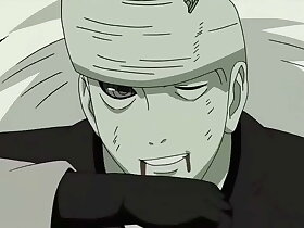 Educator destruindo meliante na paulada, Madara vs Maito Gai