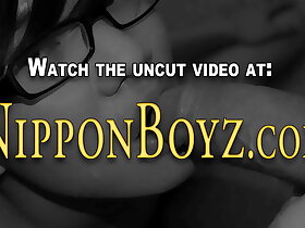 Horny japanese twink riding dick