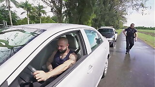 GAYWIRE - Beefcake Muscular Brace Police Officer Fucks Cock Flasher Out With respect to Public